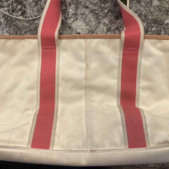 Pink & White Coach Tote - Picture 6 of 8